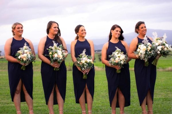 Bridesmaid dress alteration. Shorten straps and hems